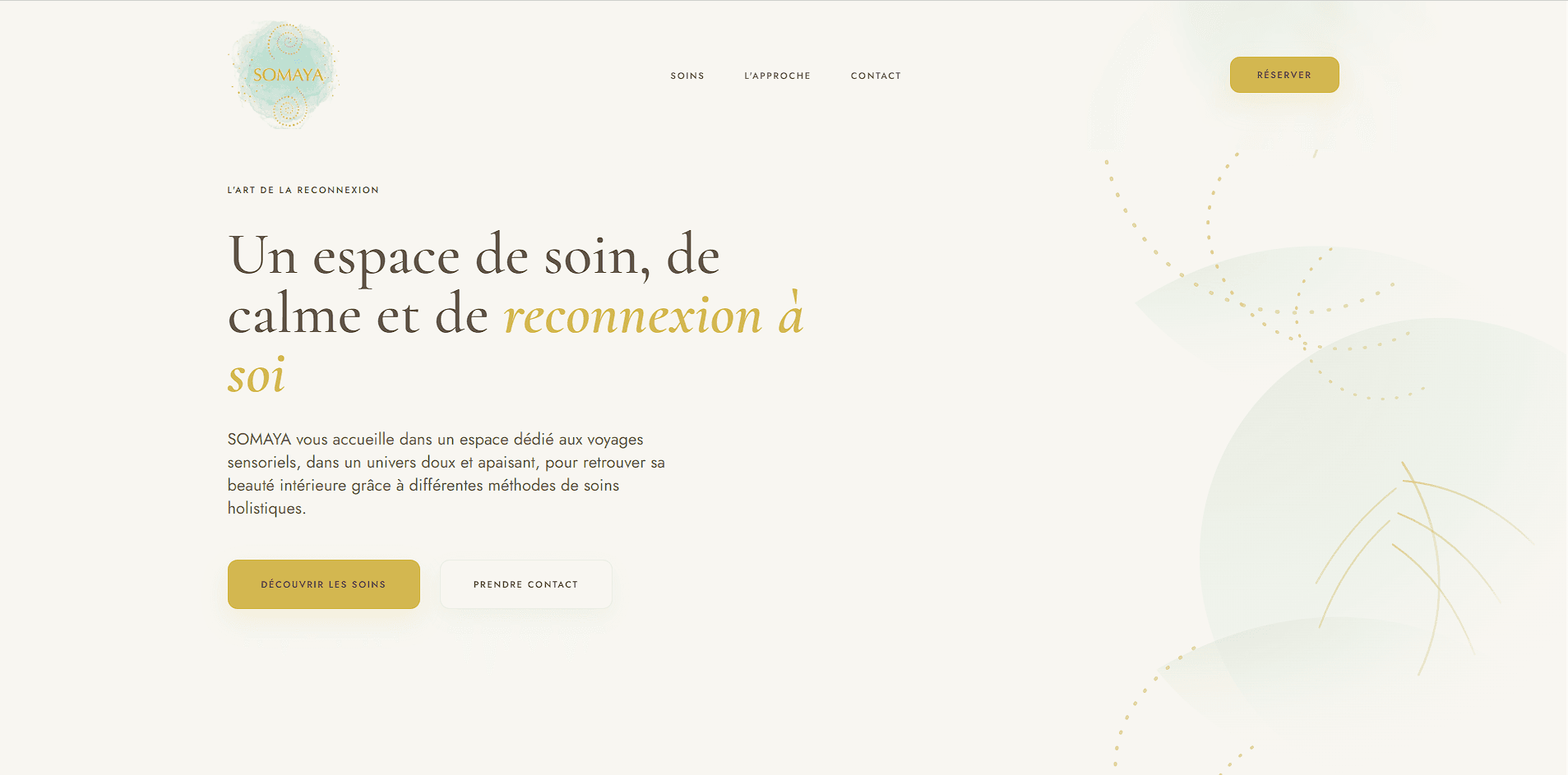 Aperçu du site SOMAYA